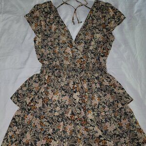 American Eagle V Neck Floral Dress